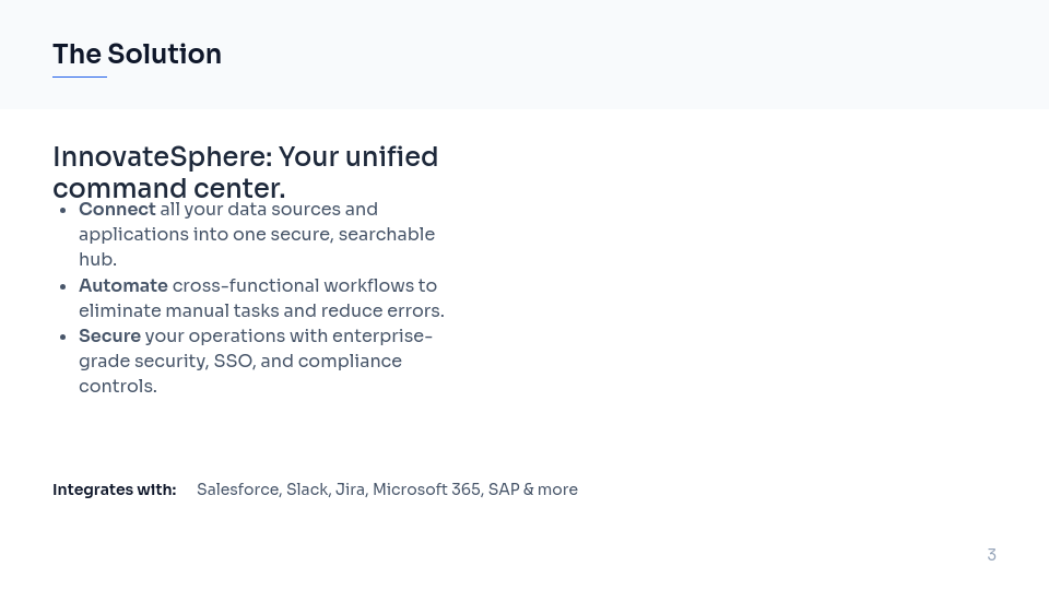 SaaS Growth Pitch for Enterprise Clients